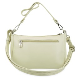 EL POTRO: BOLSO PEQUEÑO MUJER CON ASA CORTA Y BANDOLERA EN PIEL VACUNO 1403-CROMO-IVORY