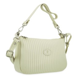 EL POTRO: BOLSO PEQUEÑO MUJER CON ASA CORTA Y BANDOLERA EN PIEL VACUNO 1403-CROMO-IVORY