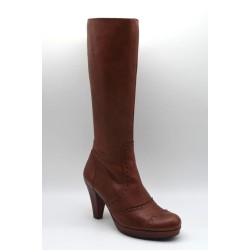 BOSETTINI: BOTA DE CAÑA ALTA CON TACÓN MEDIO Y PLATAFORMA 112793-LIBANO