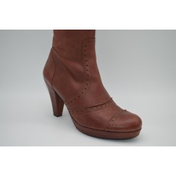 BOSETTINI: BOTA DE CAÑA ALTA CON TACÓN MEDIO Y PLATAFORMA 112793-LIBANO