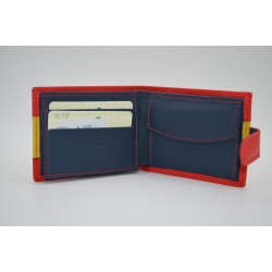 MARISMA: CARTERA AMERICANA CON MONEDERO BANDERA DE ESPAÑA 7278Ñ