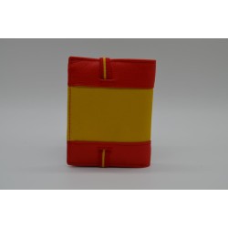 MARISMA: CARTERA TARJETERO CERRADA CON ELÁSTICO BANDERA DE ESPAÑA 7276ÑE