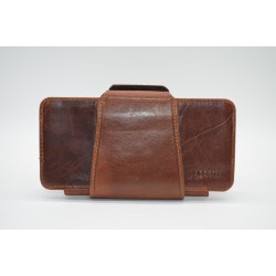 MARISMA: PORTAMÓVIL PARA CINTURÓN EN PIEL VACUNO