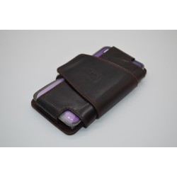 MARISMA: PORTAMÓVIL PARA CINTURÓN EN PIEL VACUNO