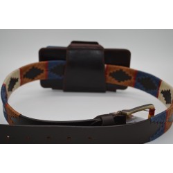 MARISMA: PORTAMÓVIL PARA CINTURÓN EN PIEL VACUNO