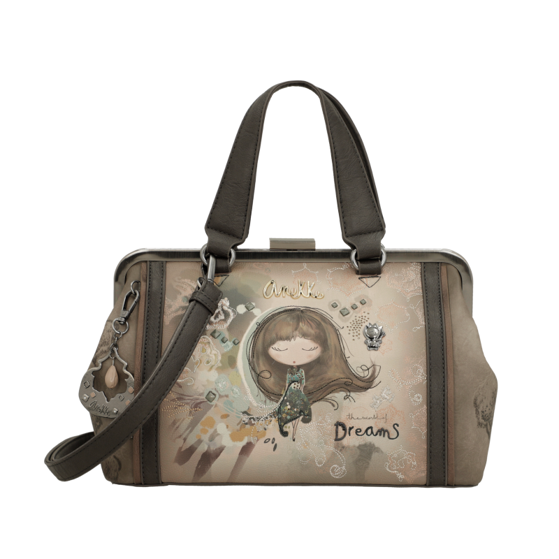 ANEKKE: BOLSO ASA CORTA + BANDOLERA CON BOQUILLA 41701-009