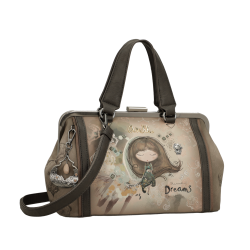 ANEKKE: BOLSO ASA CORTA + BANDOLERA CON BOQUILLA 41701-009