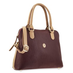 EL POTRO: BOLSO BUGATTI MUJER EN PIEL VACUNO 1514-OASIS-BURDEOS