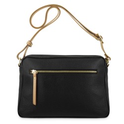 EL POTRO: BOLSO BANDOLERA GRANDE MUJER PIEL 1542-OASIS-NEGRO