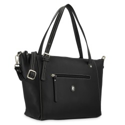 EL POTRO: BOLSO CESTA MUJER PIEL VACUNO TAMAÑO GRANDE 4002-NEW-ORIGEN-NEGRO