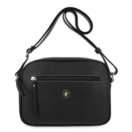 EL POTRO: BOLSO BANDOLERA MUJER PIEL VACUNO TAMAÑO MEDIO 4005-NEW-ORIGEN-NEGRO