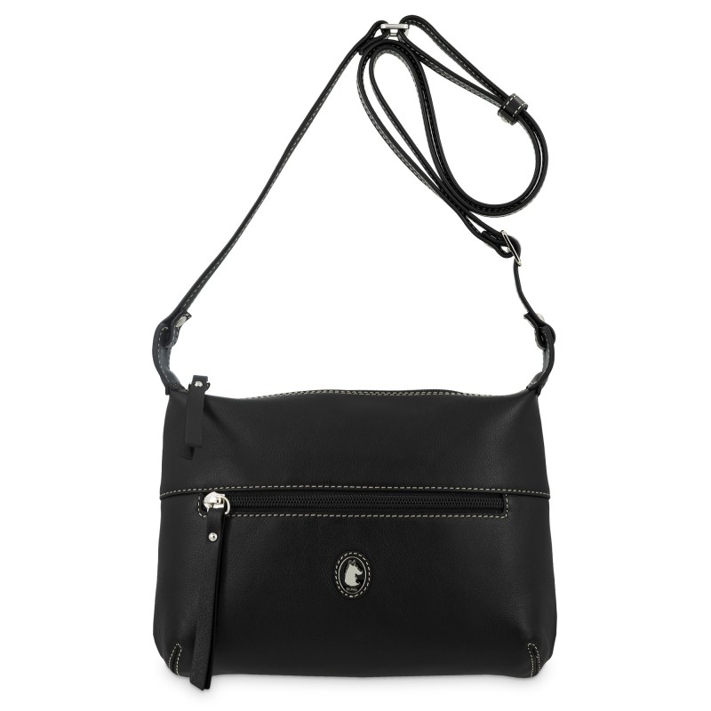EL POTRO: BOLSO BANDOLERA MUJER PIEL VACUNO TAMAÑO PEQUEÑO 4008-NEW-ORIGEN-NEGRO