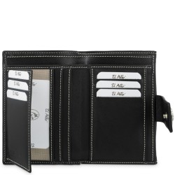 EL POTRO: CARTERA DE MUJER 16 CM EN PIEL VACUNO 4032-NEW-ORIGEN-NEGRO