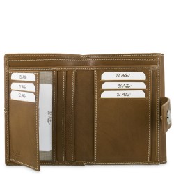 EL POTRO: CARTERA DE MUJER 16 CM EN PIEL VACUNO 4032-NEW-ORIGEN-CUERO