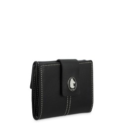 EL POTRO: CARTERA DE MUJER 10 CM EN PIEL VACUNO 4033-NEW-ORIGEN-NEGRA