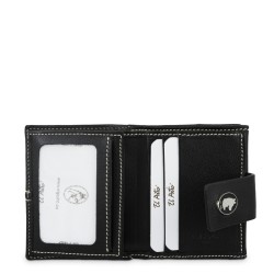 EL POTRO: CARTERA DE MUJER 10 CM EN PIEL VACUNO 4033-NEW-ORIGEN-NEGRA