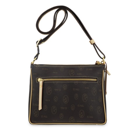 EL POTRO: BOLSO BANDOLERA PEQUEÑO EN LONA Y PIEL VACUNO 2248-VINTAGE-MARRON