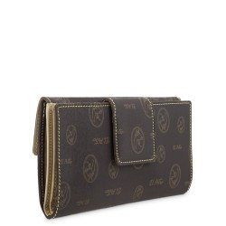 EL POTRO: CARTERA GRANDE MUJER EN LONA Y PIEL 2251-VINTAGE-MARRON