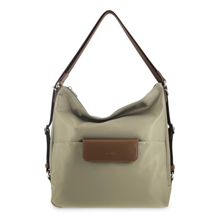 El POTRO: BOLSO TOTE CONVERTIBLE EN MOCHILA MUJER 4804-ELBA-TAUPE