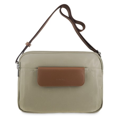 El POTRO: BOLSO BANDOLERA MUJER 4805-ELBA-TAUPE