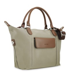 El POTRO: BOLSO MUJER TIPO CESTA PEQUEÑO 4806-ELBA-TAUPE