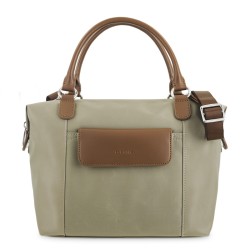 El POTRO: BOLSO MUJER TIPO CESTA PEQUEÑO 4806-ELBA-TAUPE