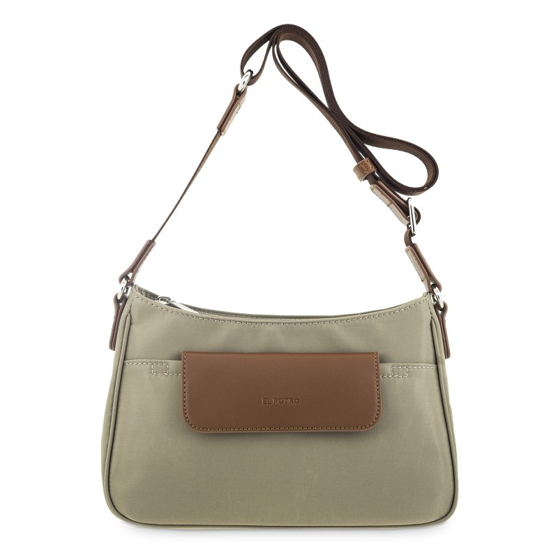 El POTRO: BOLSO BANDOLERA MUJER PEQUEÑO 4815-ELBA-TAUPE