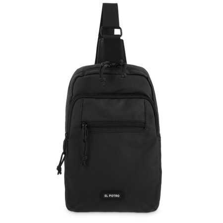 POTRO: BOLSO BANDOLERA JAMONERO 74224-NEW SPORT-NEGRO