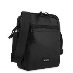 POTRO: BOLSO BANDOLERA HOMBRE 23 CM. 74222-NEW SPORT-NEGRO