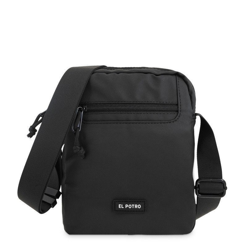 POTRO: BOLSO BANDOLERA HOMBRE 22 CM. 74223-NEW SPORT-NEGRO