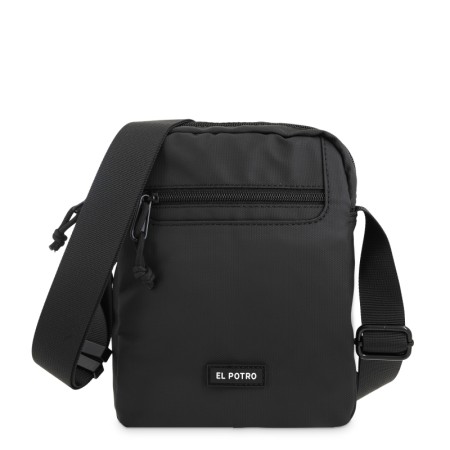 POTRO: BOLSO BANDOLERA HOMBRE 22 CM. 74223-NEW SPORT-NEGRO