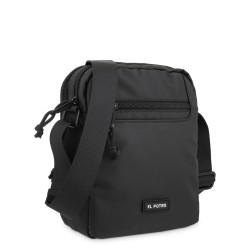 POTRO: BOLSO BANDOLERA HOMBRE 22 CM. 74223-NEW SPORT-NEGRO