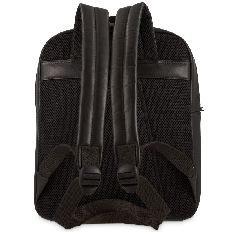 El Potro: Mochila de piel para hombre 273-BOX-MARRÓN