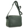 EL POTRO: BOLSO BANDOLERA PEQUEÑO DE PIEL VACUNO 6701-BARI-VERDE