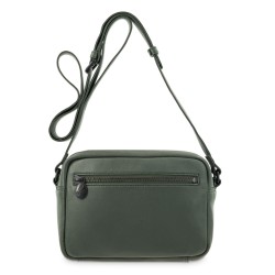 EL POTRO: BOLSO BANDOLERA PEQUEÑO DE PIEL VACUNO 6701-BARI-VERDE