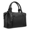 EL POTRO: BOLSO CESTA CON BANDOLERA DE PIEL VACUNO 6707-BARI-NEGRO