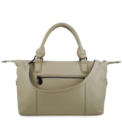 EL POTRO: BOLSO CESTA CON BANDOLERA DE PIEL VACUNO 6707-BARI-TAUPE