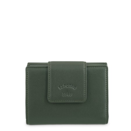 EL POTRO: CARTERA MUJER PEQUEÑA DE PIEL VACUNO 6710-BARI-VERDE