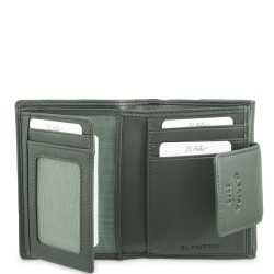 EL POTRO: CARTERA MUJER PEQUEÑA DE PIEL VACUNO 6710-BARI-VERDE