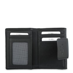 EL POTRO: CARTERA MUJER PEQUEÑA DE PIEL VACUNO 6710-BARI-NEGRA