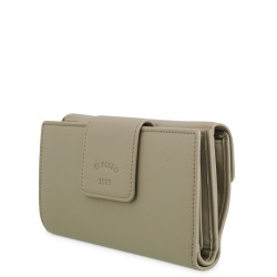 EL POTRO: CARTERA MUJER MEDIANA 16,5 CM. DE PIEL VACUNO 6711-BARI-TAUPE