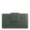 EL POTRO: CARTERA MUJER MEDIANA 16,5 CM. DE PIEL VACUNO 6711-BARI-VERDE