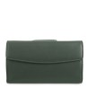 EL POTRO: CARTERA MUJER MEDIANA 16,5 CM. DE PIEL VACUNO 6711-BARI-VERDE