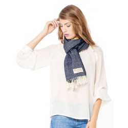 Bufanda de Grazalema 54-espiga-azul