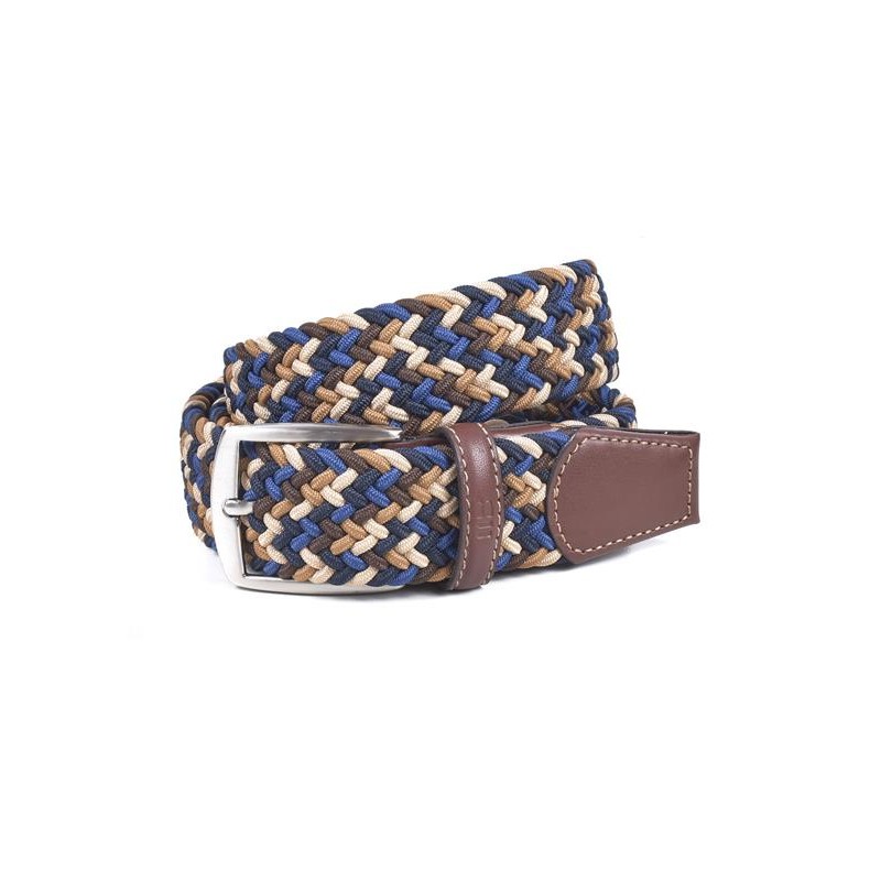 Miguel Bellido: cinturón trenzado elástico 394-35-multicolor-99