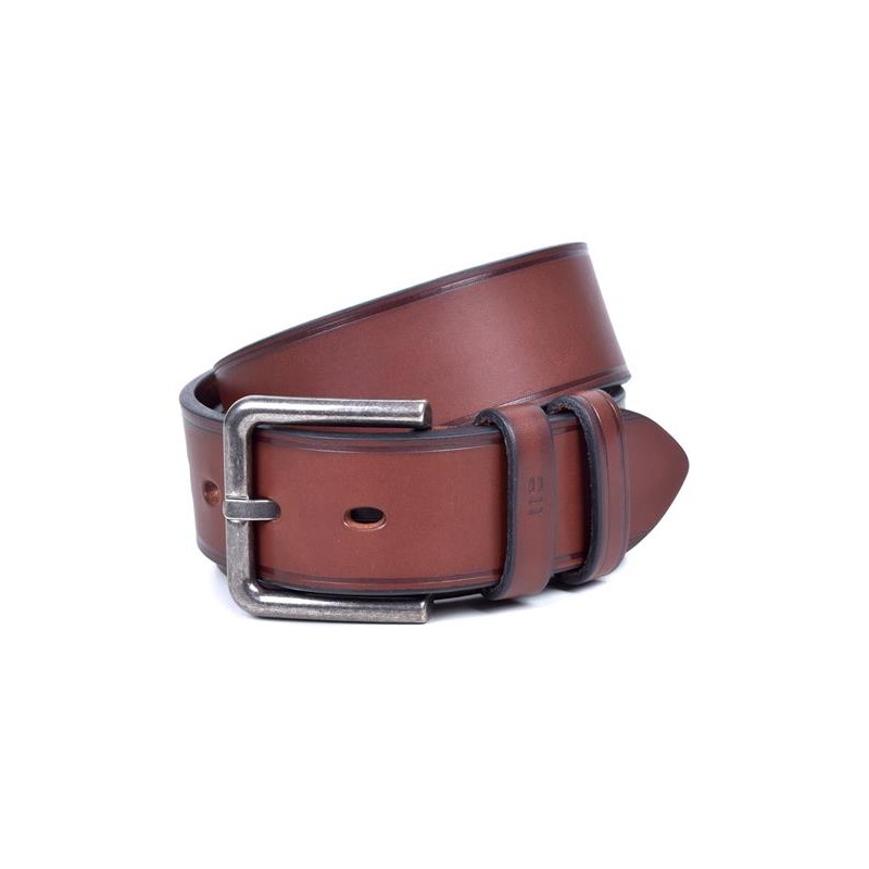 MIGUEL BELLIDO: CINTURÓN JEANS PIEL VACUNO 4320-40-CUERO