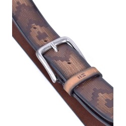 MIGUEL BELLIDO: CINTURÓN JEANS PIEL VACUNO 4335-40-CUERO