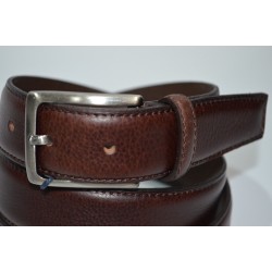 MIGUEL BELLIDO: CINTURÓN VESTIR HOMBRE EN PIEL VACUNO DE 1ª CALIDAD TACTO SUAVE 300-32-MARRÓN