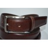 MIGUEL BELLIDO: CINTURÓN VESTIR HOMBRE EN PIEL VACUNO DE 1ª CALIDAD TACTO SUAVE 300-32-MARRÓN
