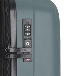 GABOL: MALETA CABINA EXTENSIBLE POLICARBONATO 125422-RADAR-VERDE